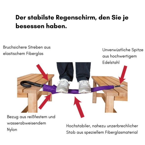 Sicherheitsschirm® Damen - Violett