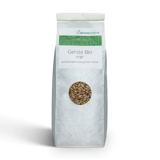 Bio Gerste Sprossen | Keimsaat für Microgreens & Keimglas 500g