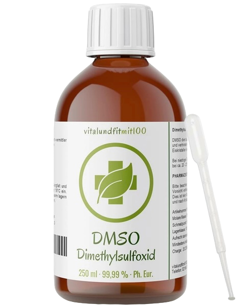 DMSO 250 ml - Dimethylsulfoxid 99,9 % (Ph. Eur.) in Braunglasflasche