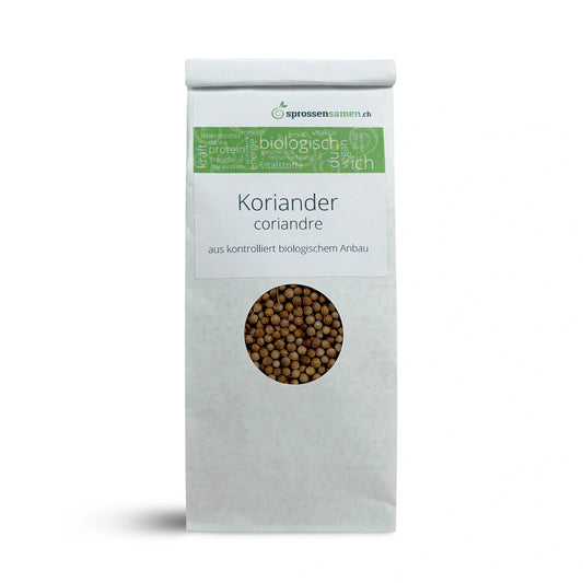 Bio Koriander Samen - Perfekt für Microgreen Anzucht 250g