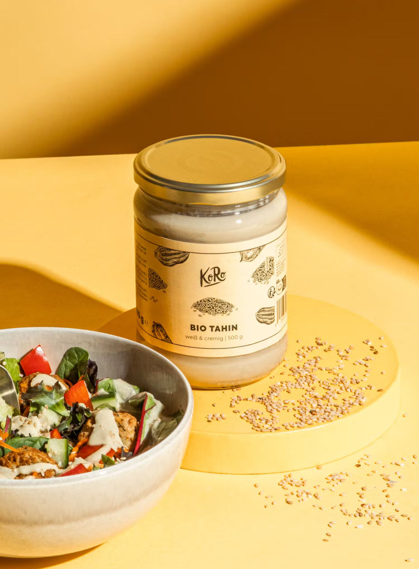 Weißes cremiges Bio Tahin 500 g