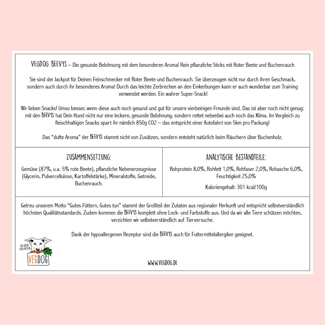 VegDog Beevys 80 g