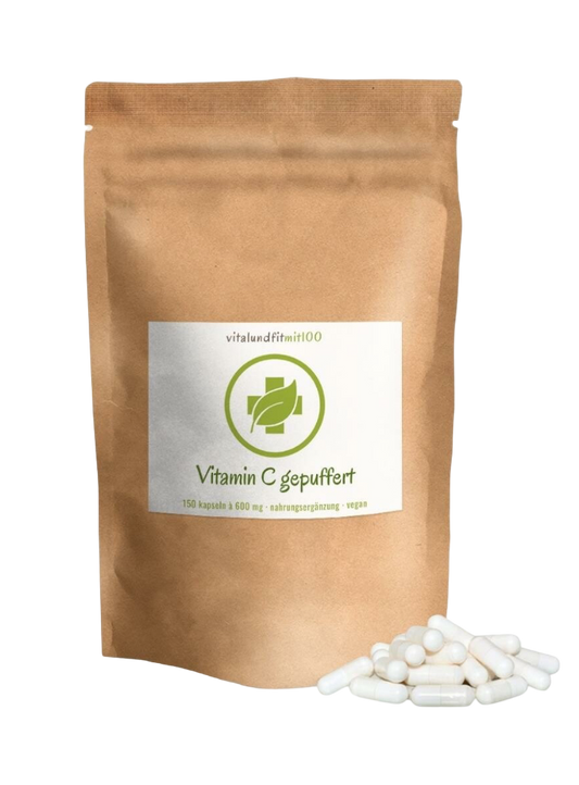 Vitamin C hochdosiert - 600mg je Kapsel - 150 Kapseln