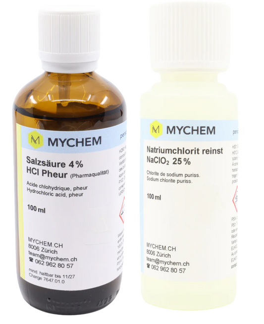 1:1‑Set zur Herstellung einer Chlordioxid‑Lösung