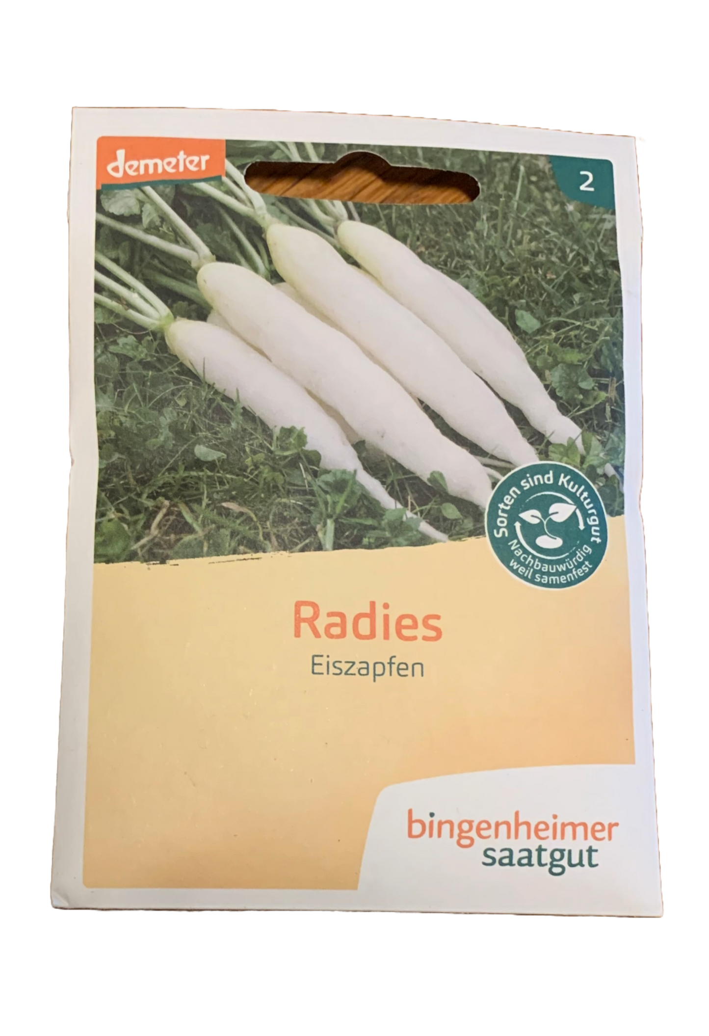 Radies "Eiszapfen" - Bingenheimer Saatgut - Demeter