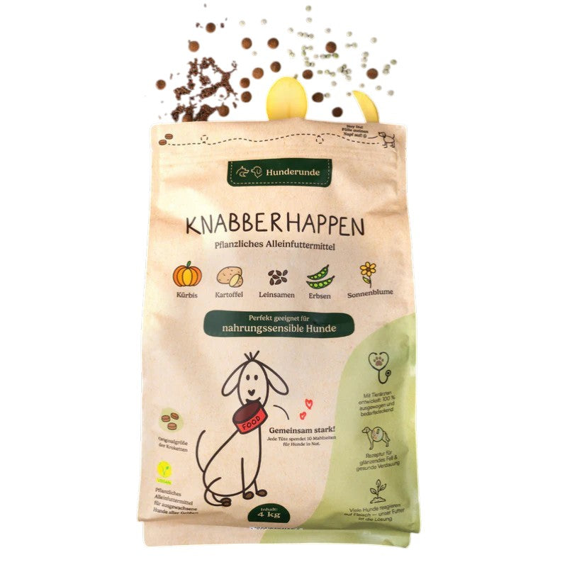 Knabberhappen Alleinfutter für Hunde 4Kg