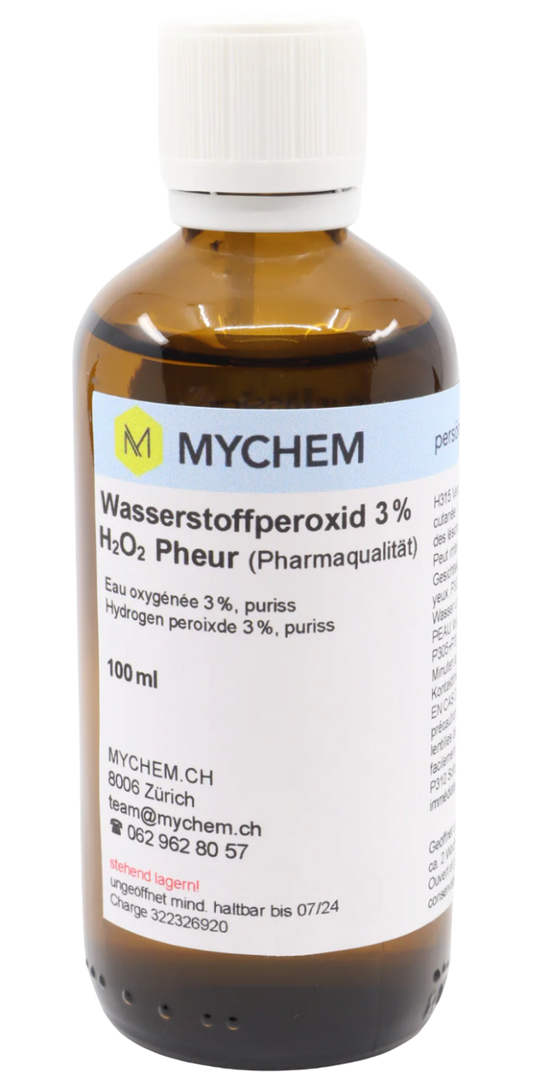 Wasserstoffperoxid - H2O2 - 3% in Pharmaqualität