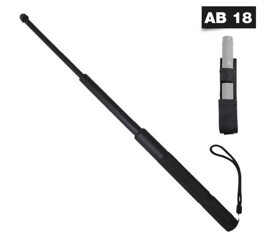 Carbon Teleskop Abwehrstock 21 Zoll - mit Hanschlaufe
