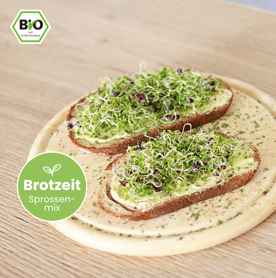 Keimgrün Brotzeit - Bio-Sprossenmix