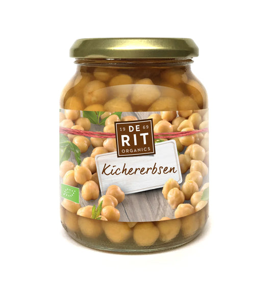 Kichererbsen im Glas - Bio - 360g - De Rit