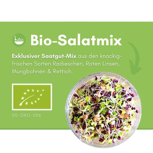 Keimgrün Bio-Sprossenmix Probierpaket